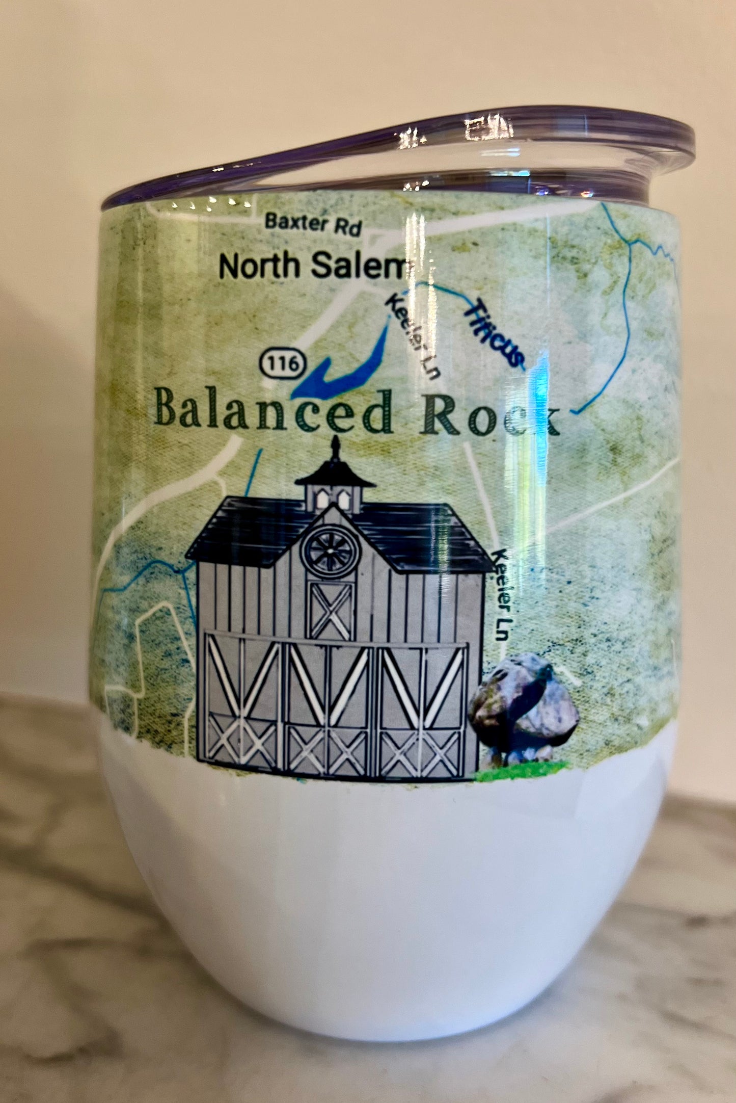 North Salem Balanced Rock Insulated Wine Tumbler - Exclusive Design!