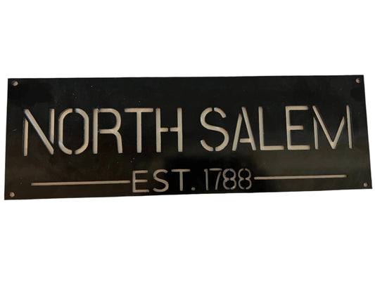 North Salem NY Sheet Metal Wall Art