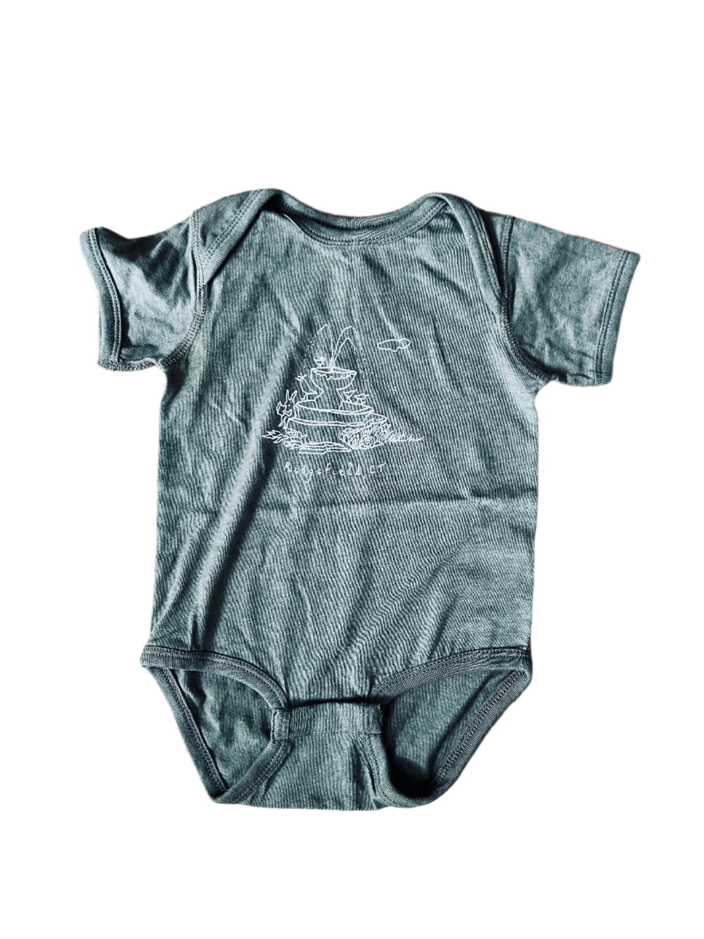 Mini Ridge Short Sleeve Onesie