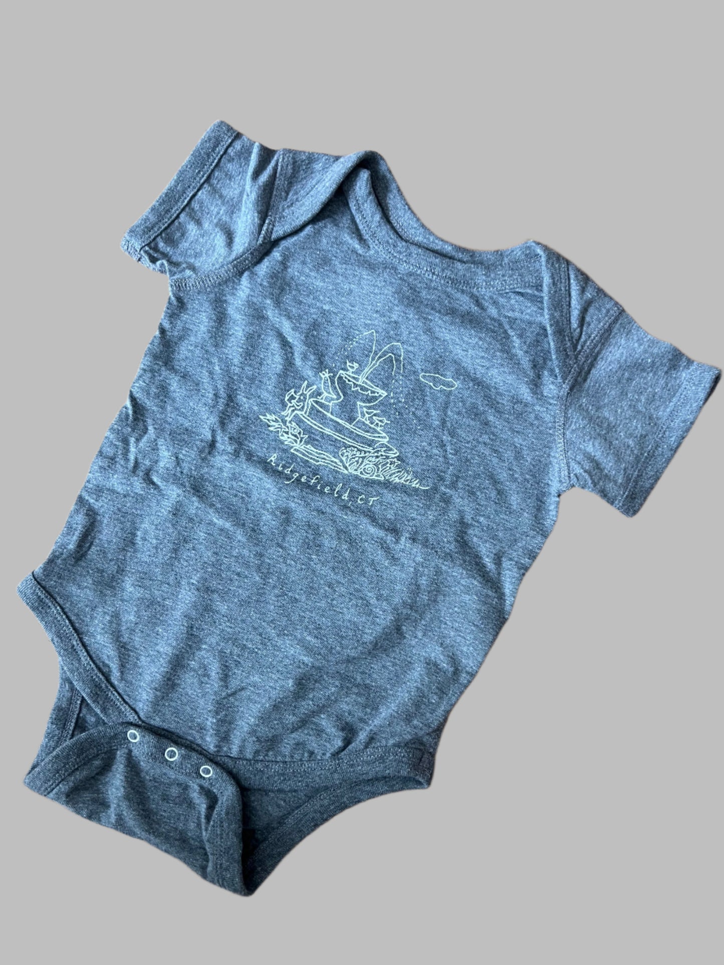 Mini Ridge Short Sleeve Onesie