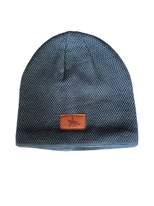 Horse & Rider Textured Knit Beanie