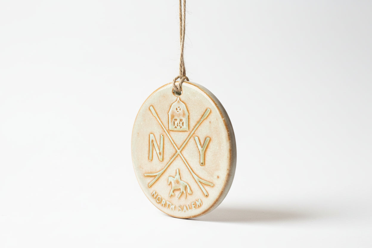 North Salem New York Ceramic Ornament - hometown gift