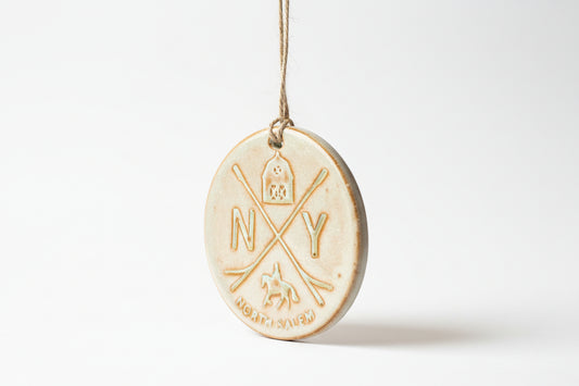 North Salem New York Ceramic Ornament - hometown gift