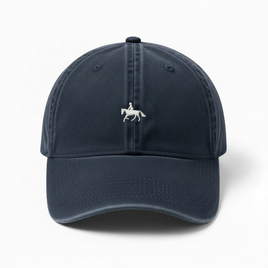 Horse & Rider Washed Pigment-Dyed Baseball Cap