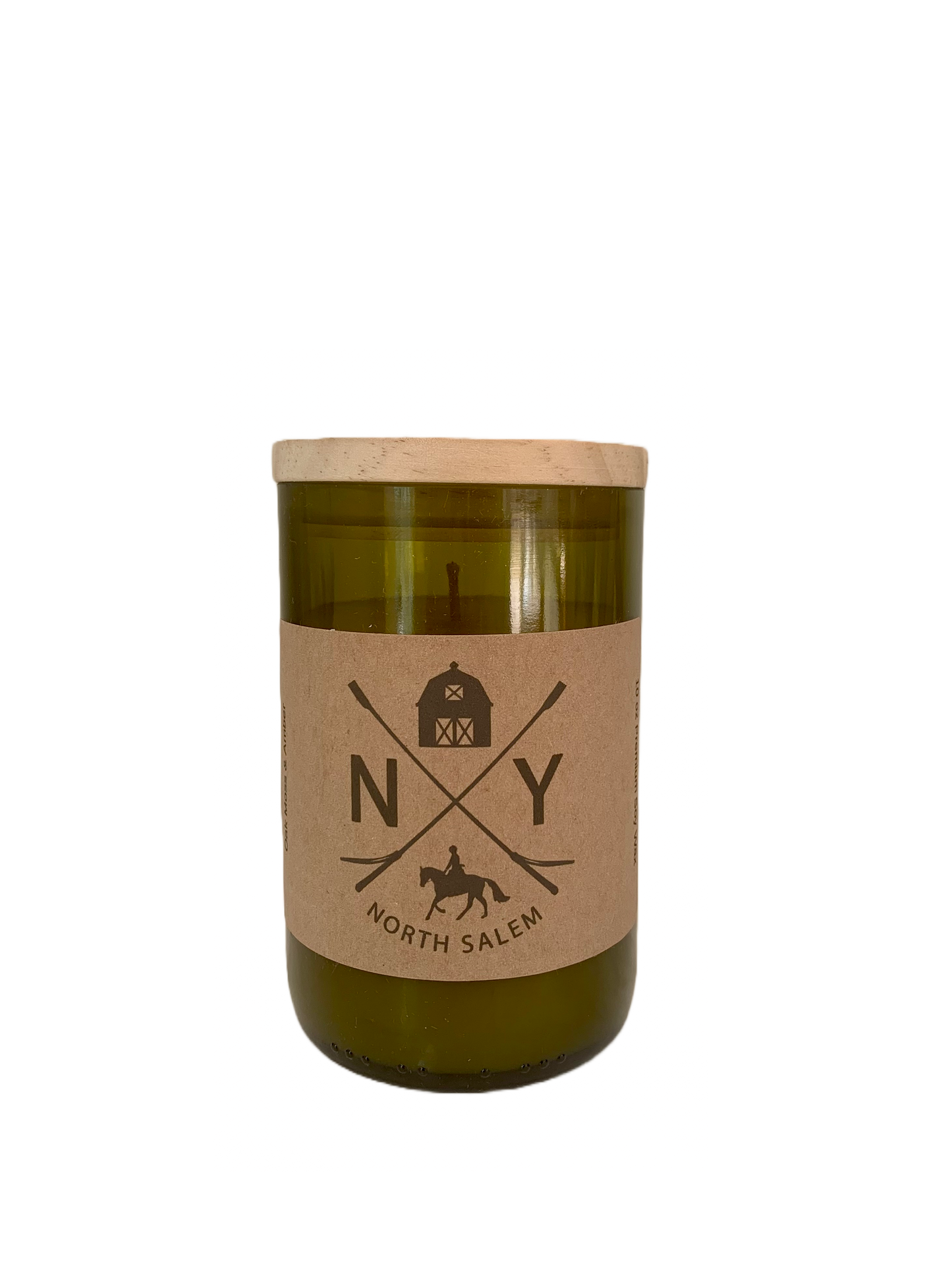 North Salem Recycled Wine Bottle Soy Candle