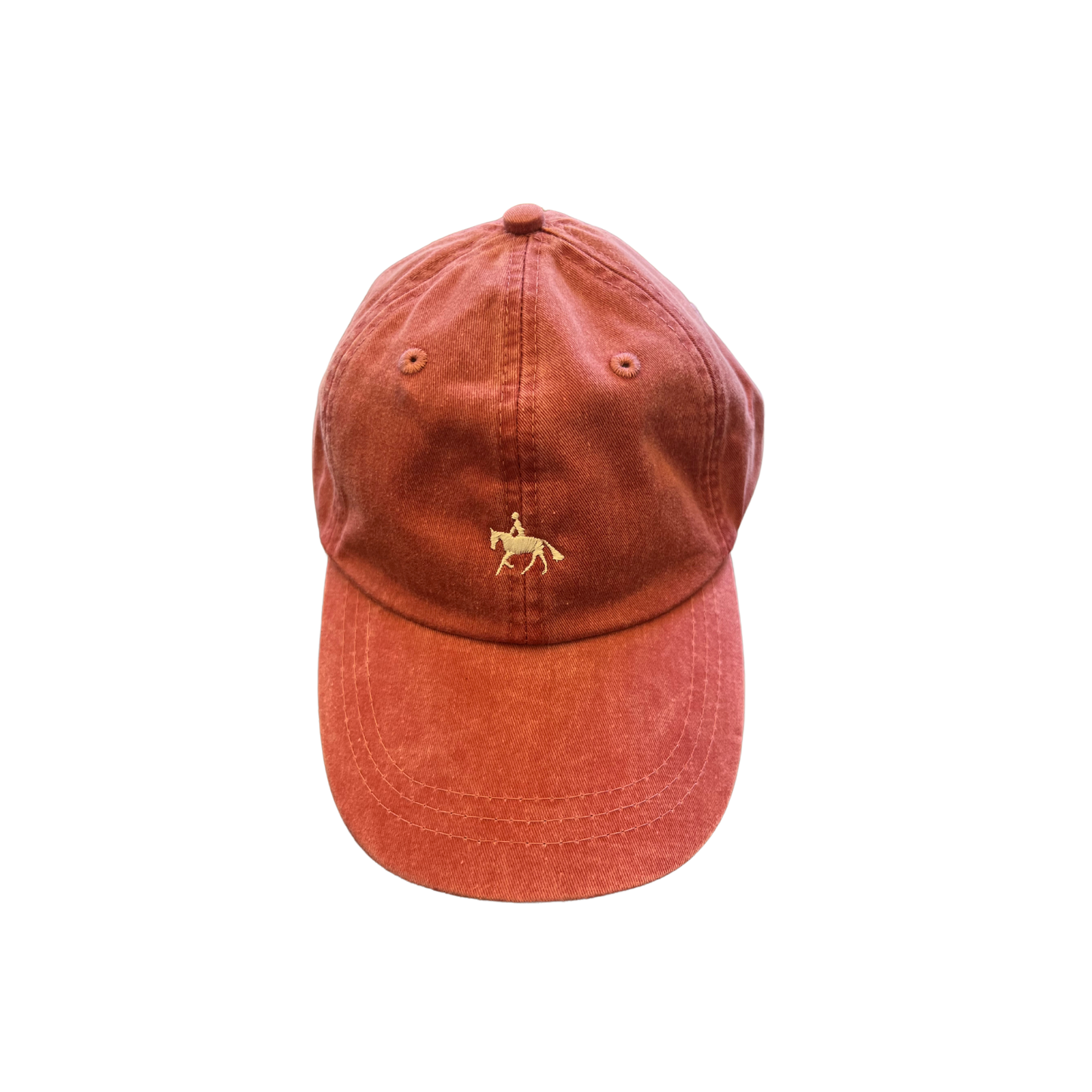 Horse & Rider Washed Pigment-Dyed Baseball Cap