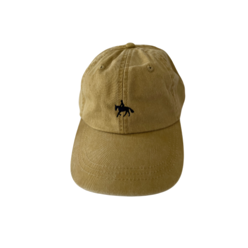 Horse & Rider Washed Pigment-Dyed Baseball Cap