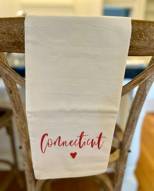 Connecticut Love Tea Towel