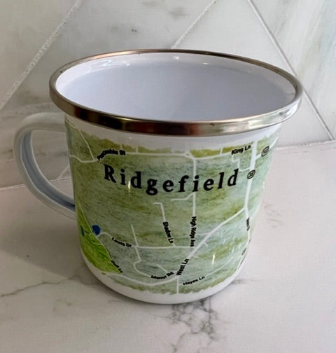 Ridgefield Enamel Camp Mug - EXCLUSIVE Design!