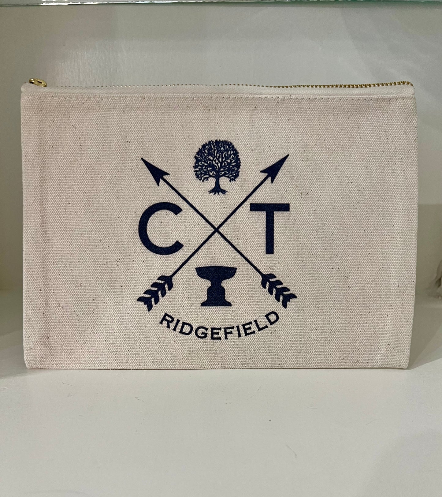 Iconic Ridgefield Cotton Pouch