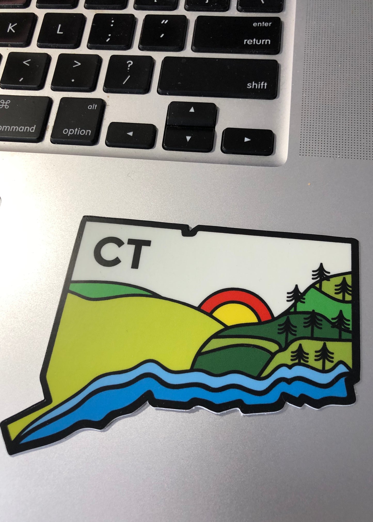 Geo Connecticut State Sticker