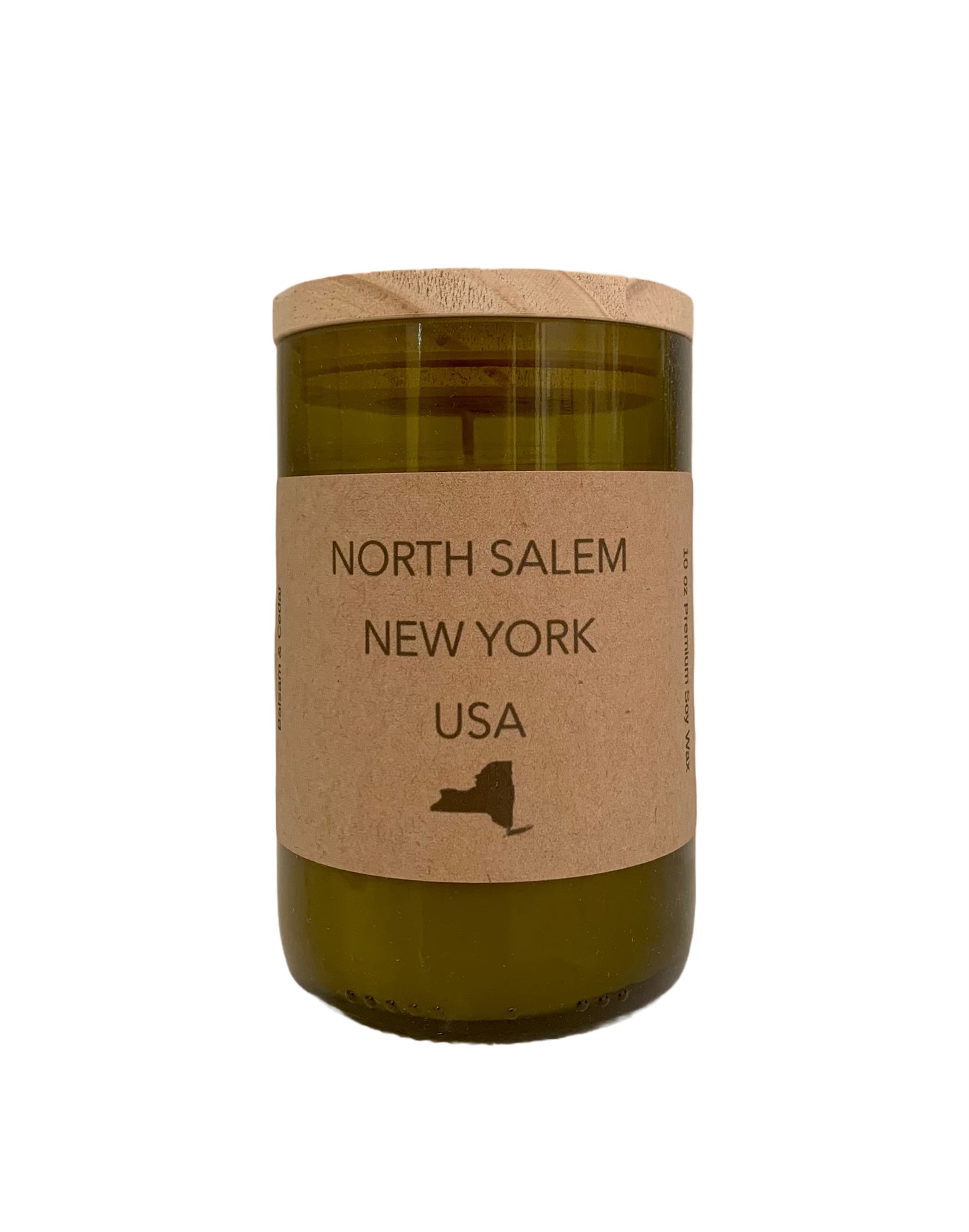 North Salem Recycled Wine Bottle Soy Candle