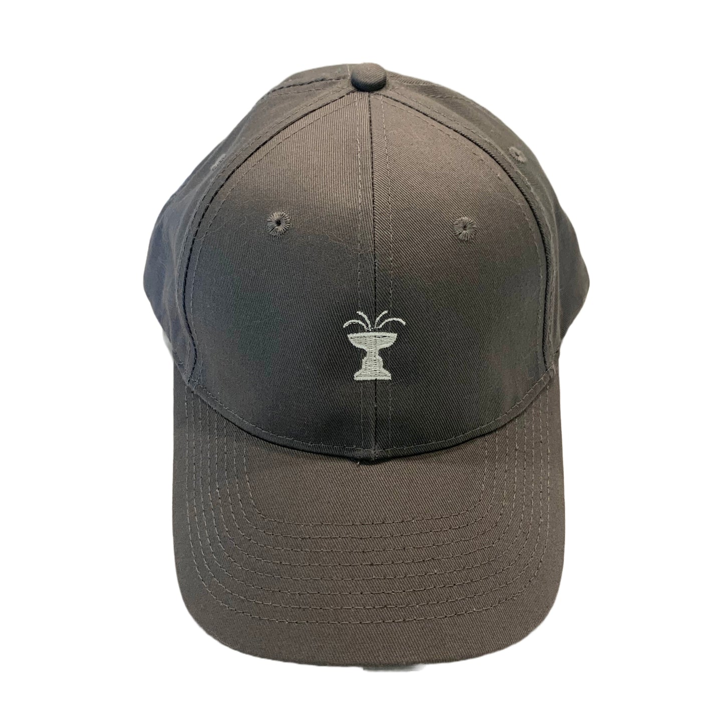Iconic Ridgefield Fountain Baseball Cap in Structured Cotton